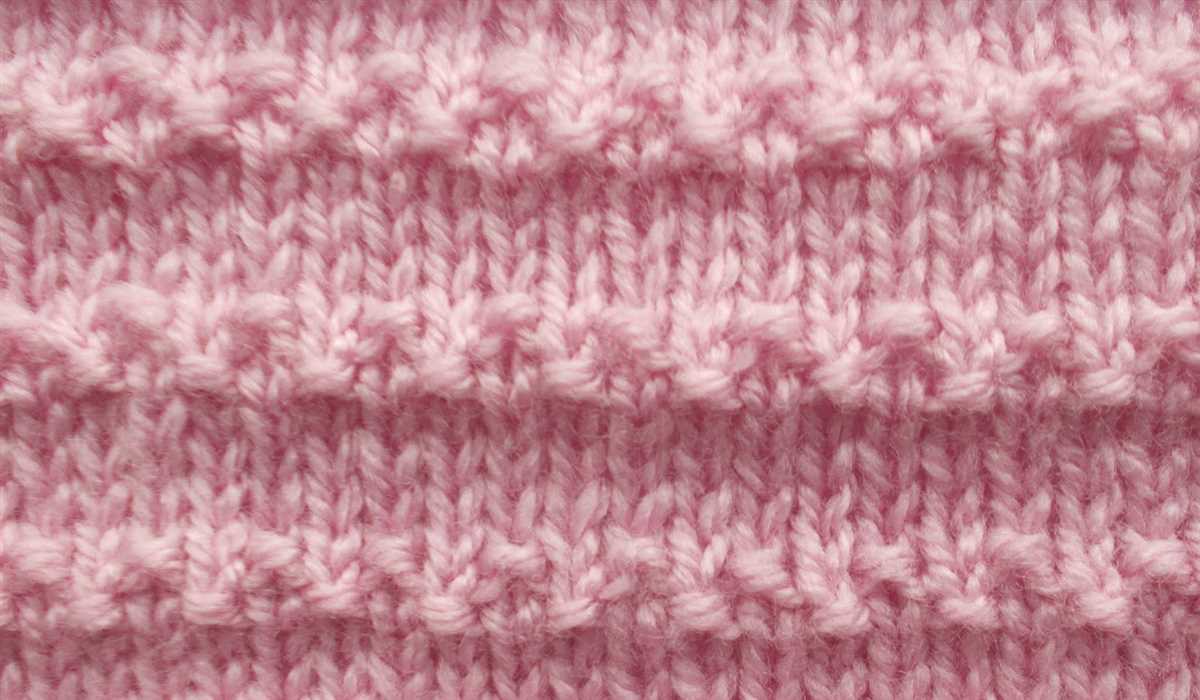 Blanket stitch knitting patterns