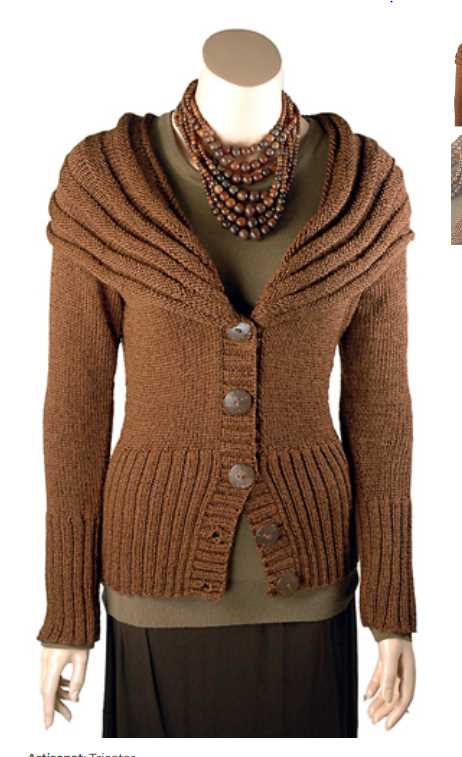 Shawl collar sweater knitting pattern