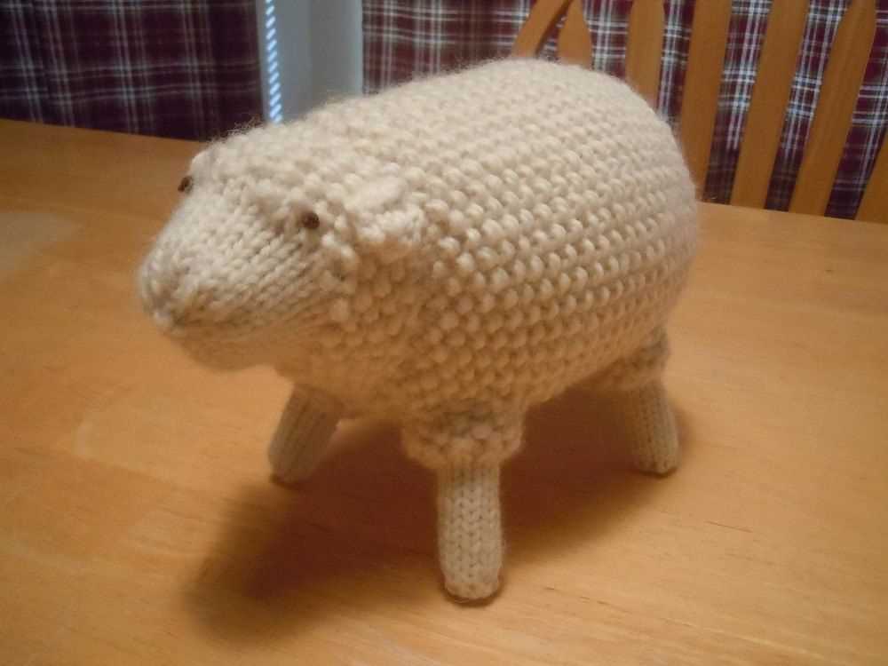 Free knitting pattern toy sheep