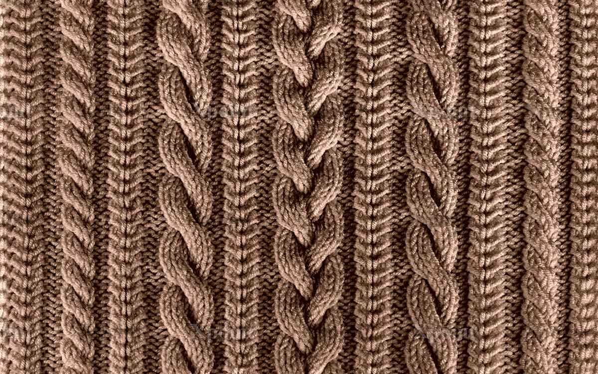 Knit hair net pattern