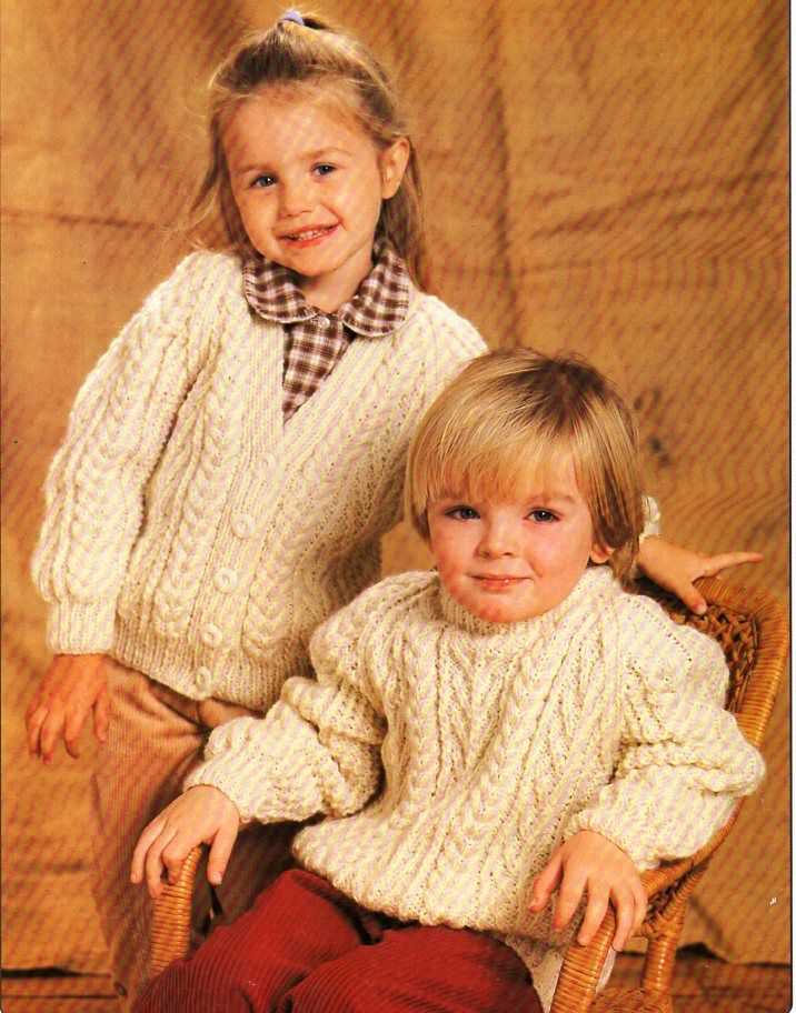 Childrens aran jumper knitting patterns free