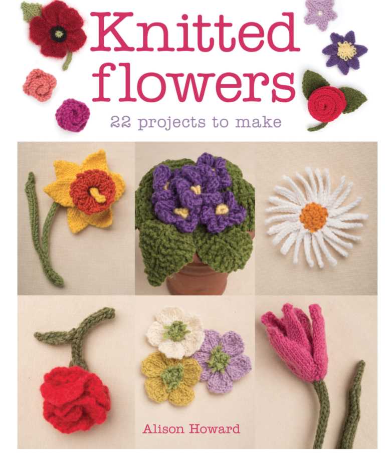Easy flower knitting pattern