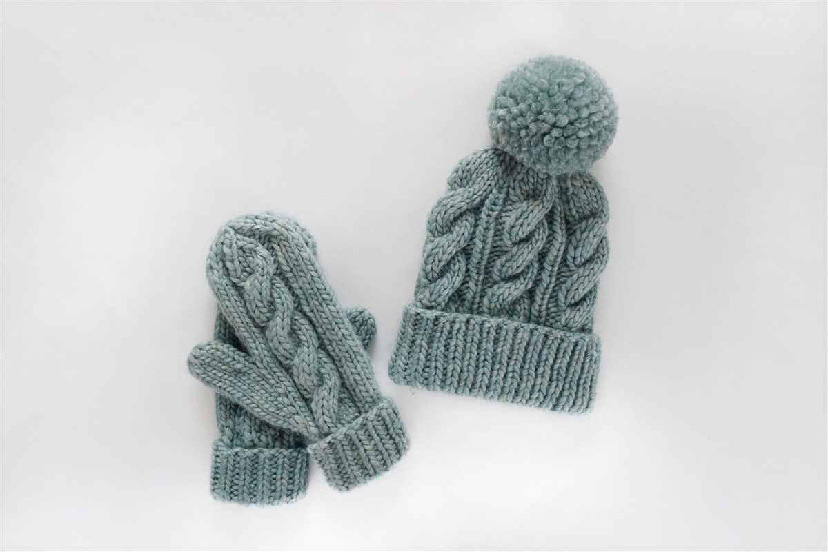 Cable knit mittens free pattern