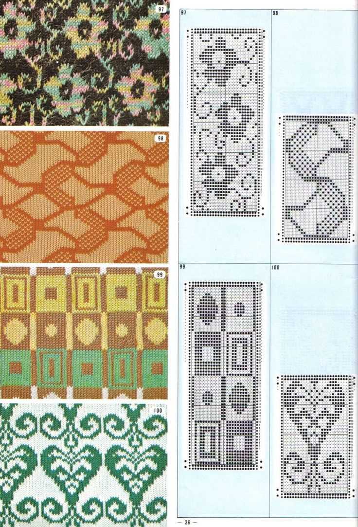 Car motif knitting pattern