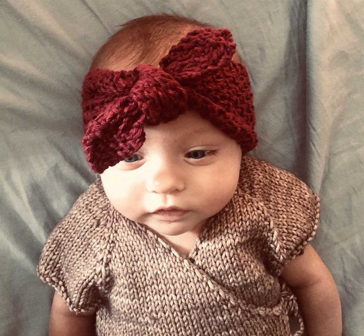 Child's knitted headband free pattern