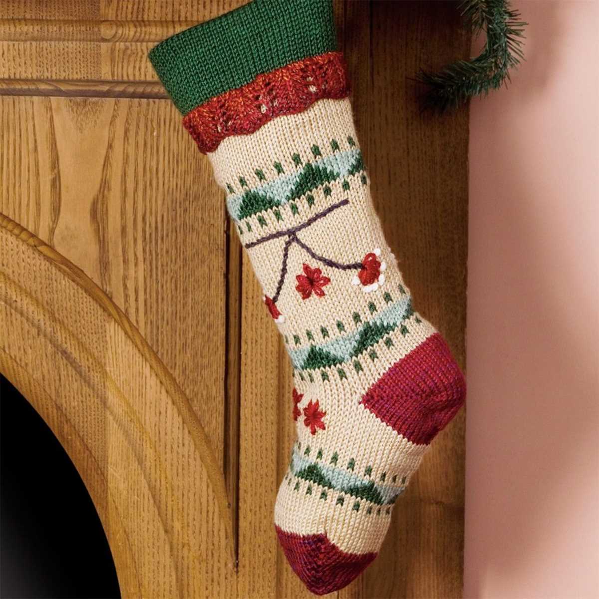 Stocking cap knit pattern