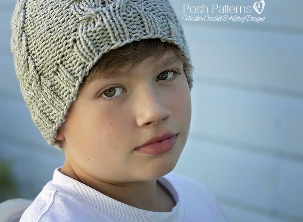 Child's knit hat pattern