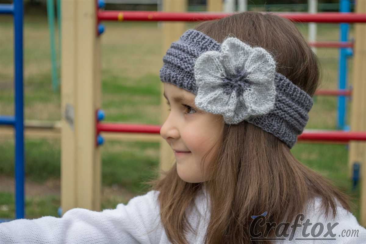 Child's knitted headband free pattern