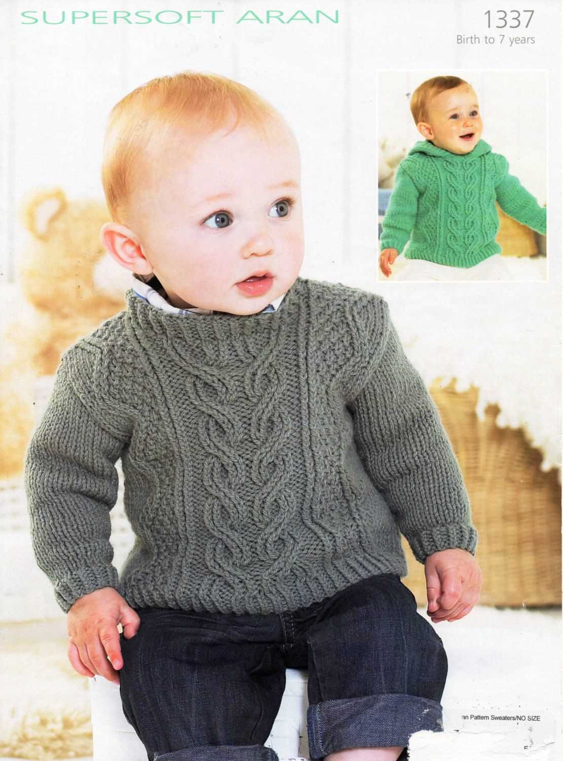 Childrens aran jumper knitting patterns free
