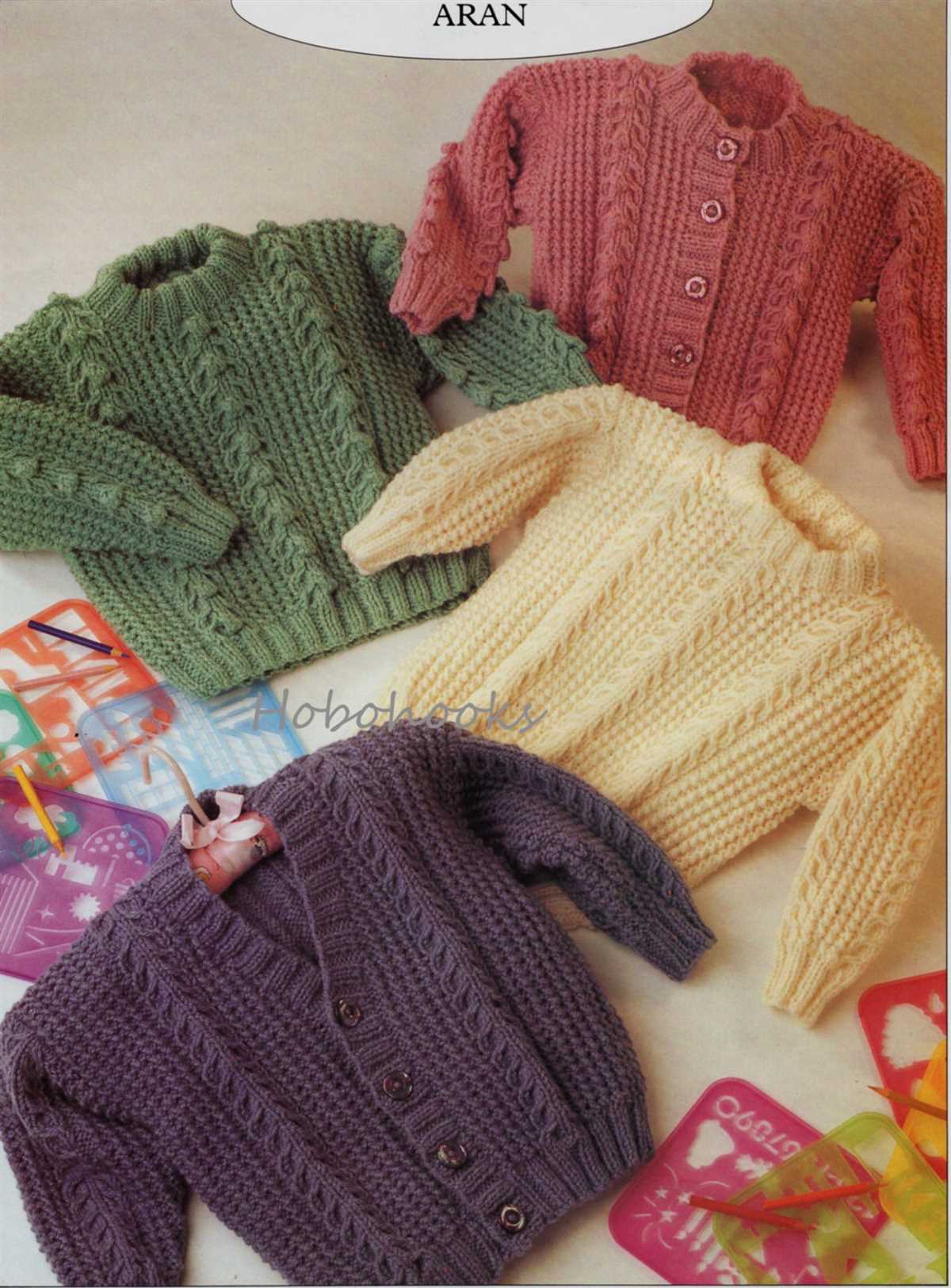 Childrens aran jumper knitting patterns free