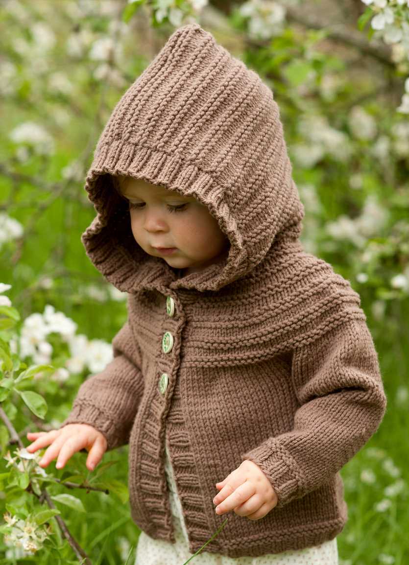 Childs cardigan free knitting pattern