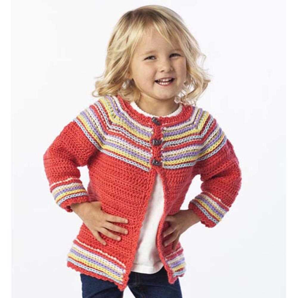 Childs cardigan free knitting pattern