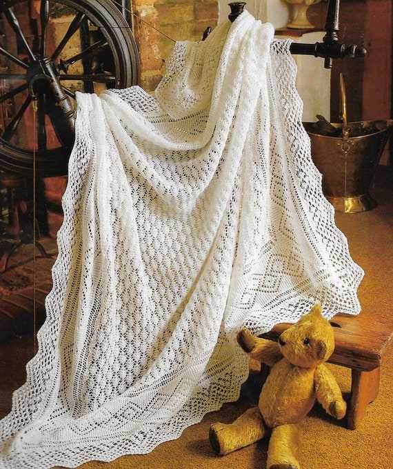Christening blanket knitting pattern