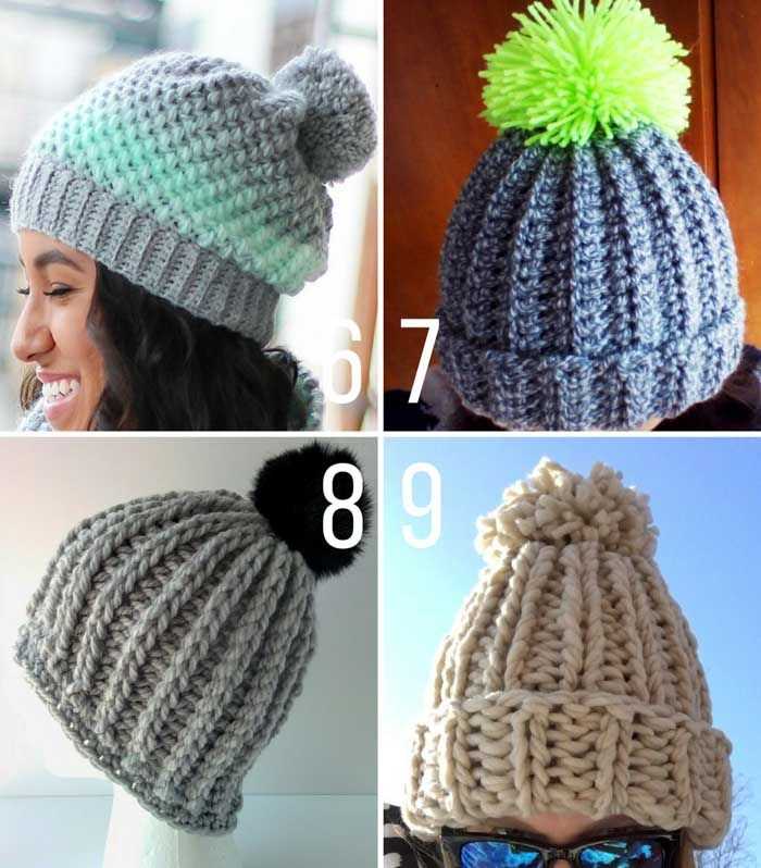Chunky knit hat pattern free