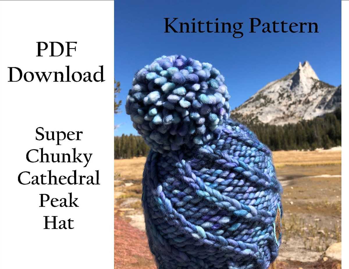 Chunky knit hat pattern free