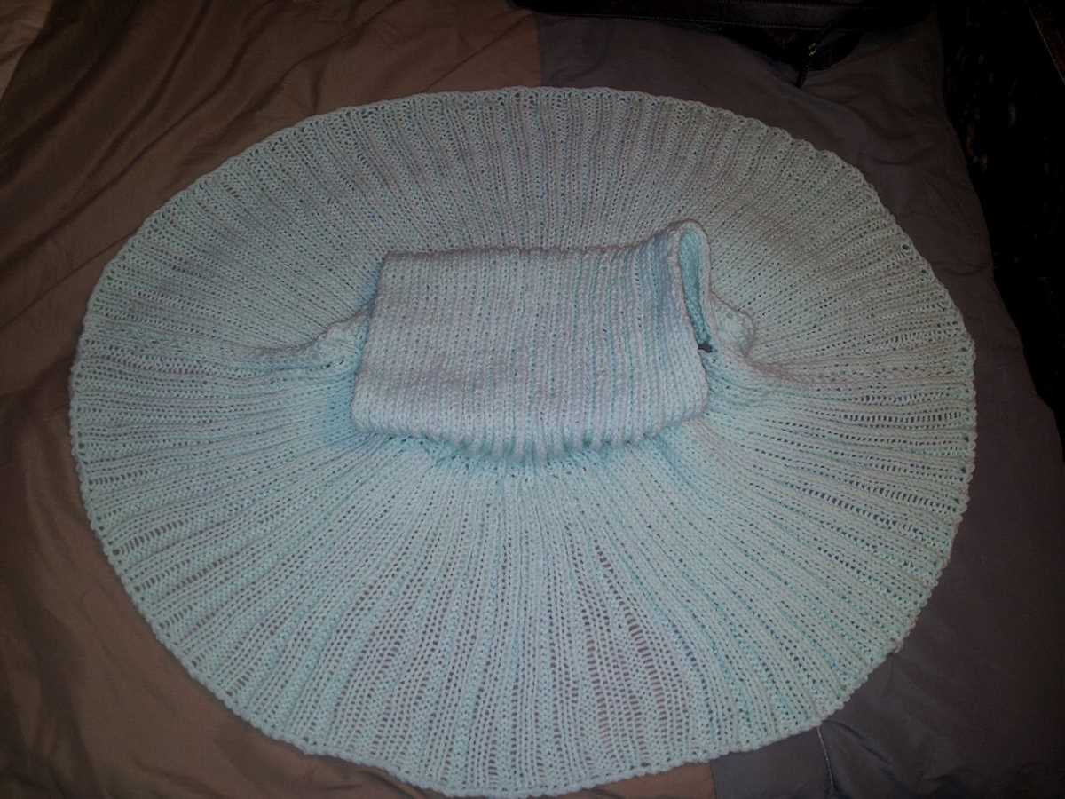 Circle vest knitting pattern