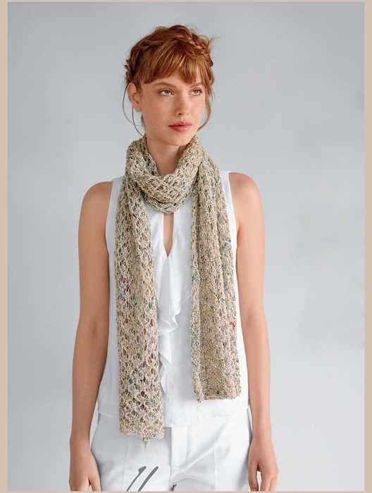 Lacy scarf knitting pattern free