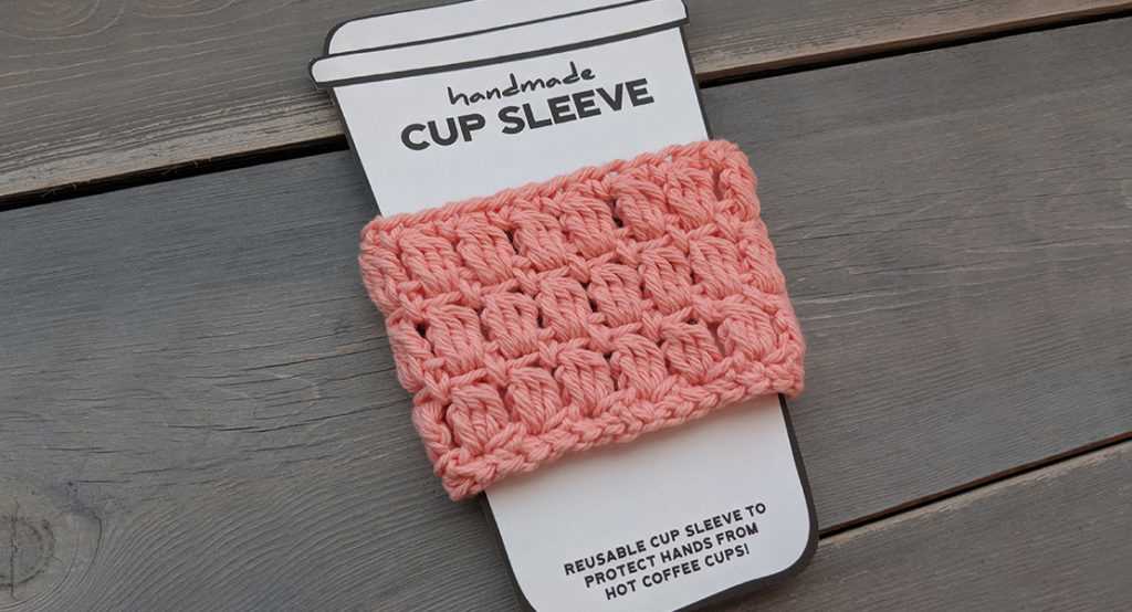Knit your own cozy for your coffee cup with this free pattern Coffee cup cozy knitting pattern free
