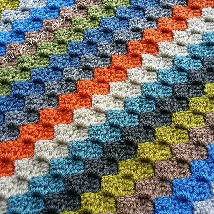 Corner to corner knit baby blanket pattern