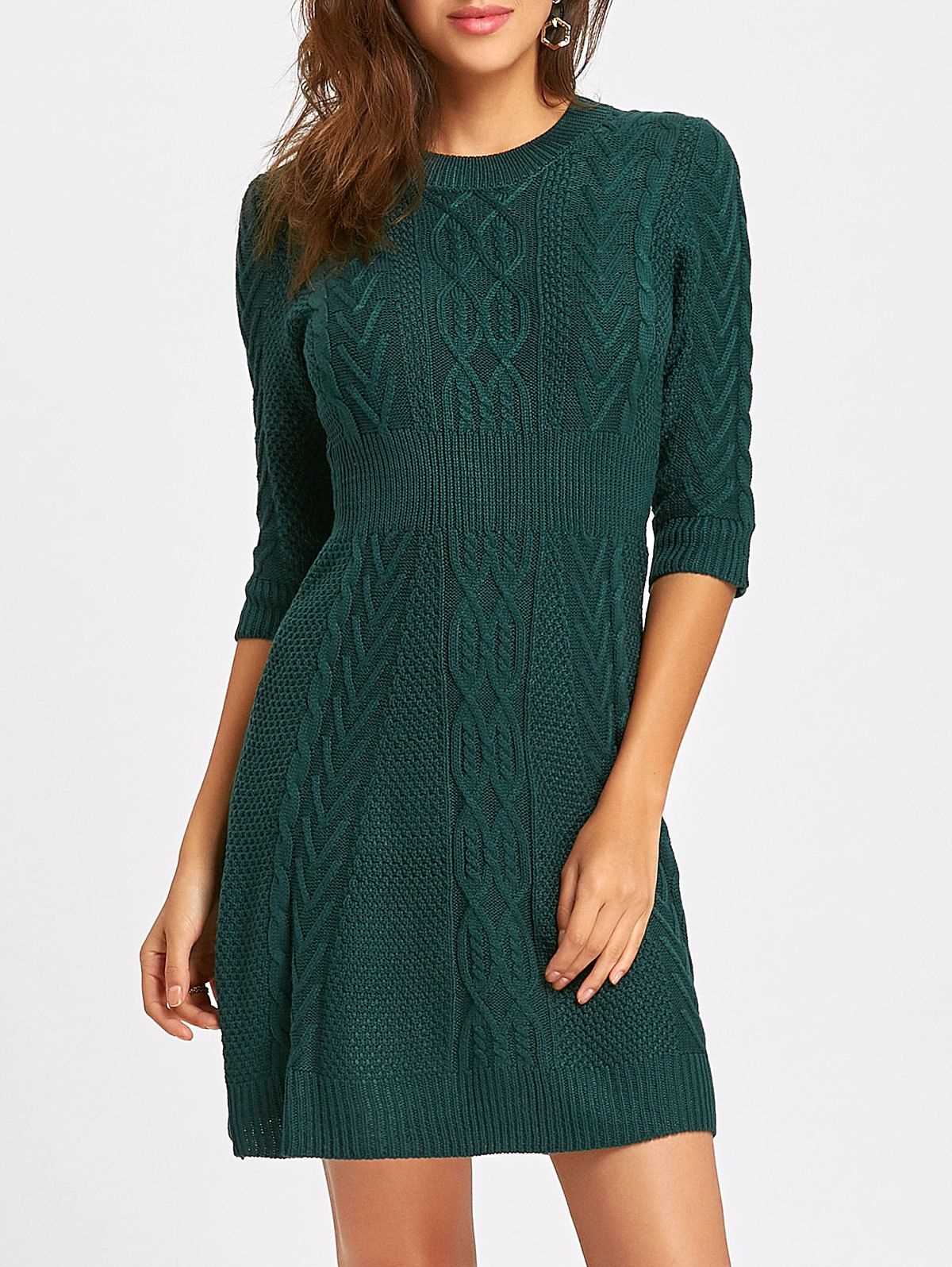 Long sleeve knit dress pattern