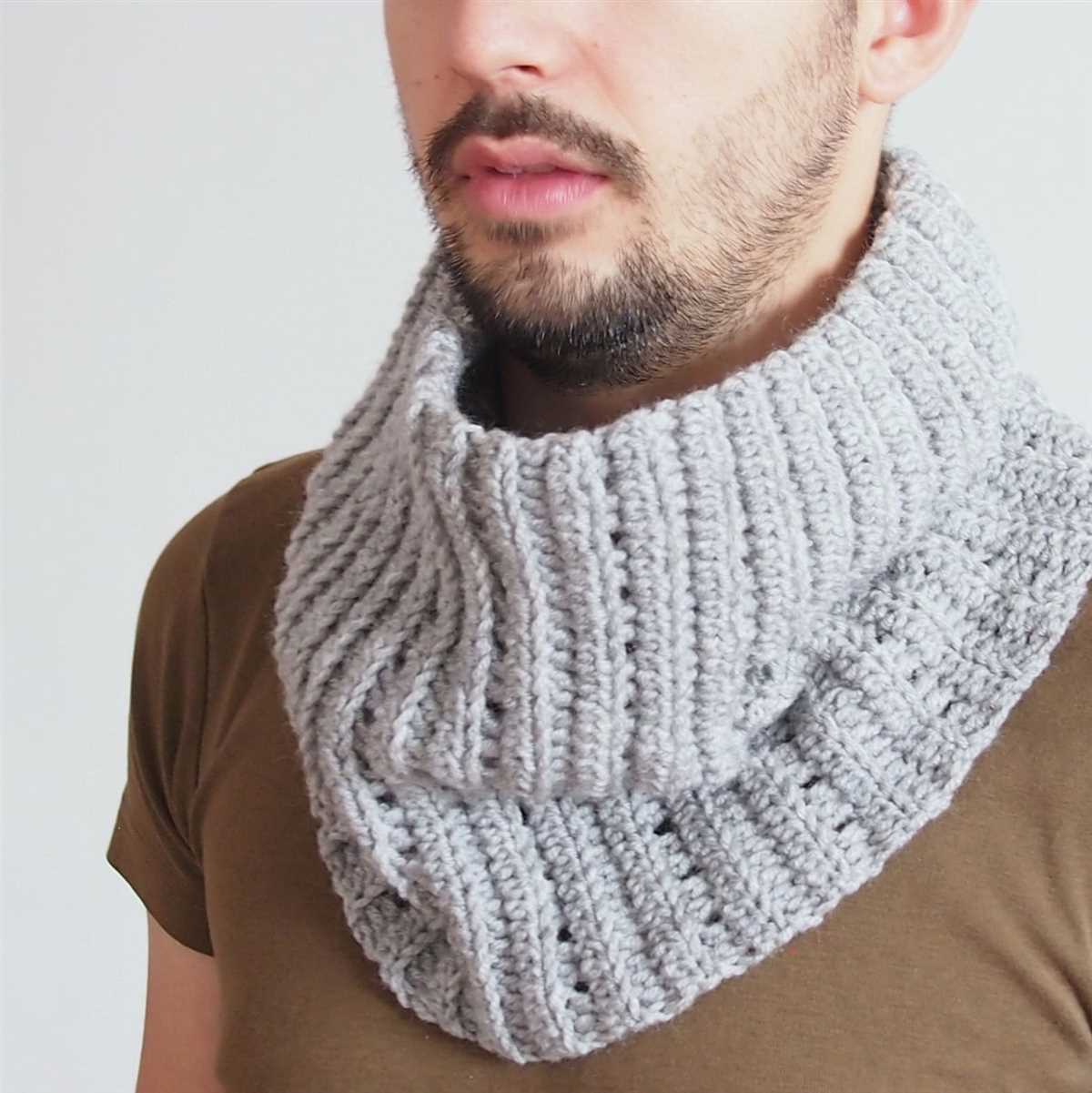 Free mens cowl knitting pattern
