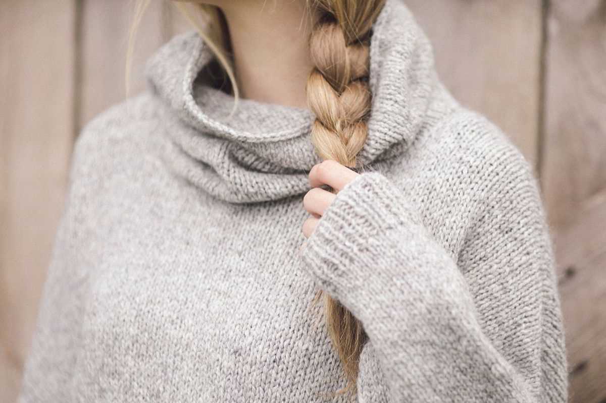 Plain sweater knitting pattern