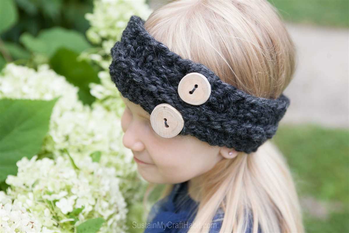 Free knitting pattern twisted headband