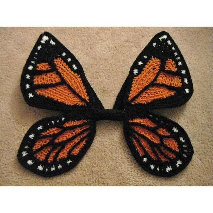 Knitting pattern for a butterfly