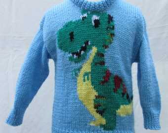 Dinosaur sweater knitting pattern free