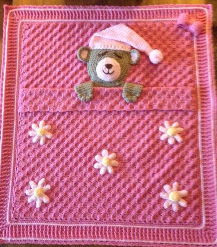 Dolls pram blanket knitting pattern free