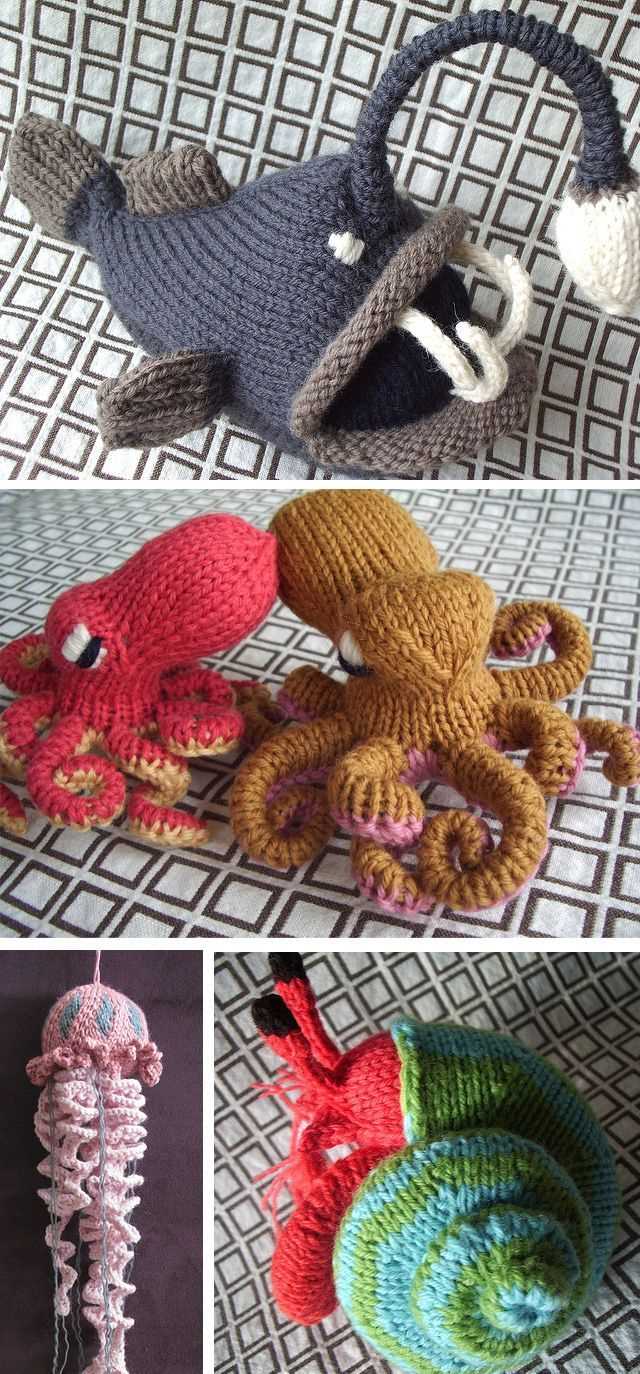 Knitted octopus pattern