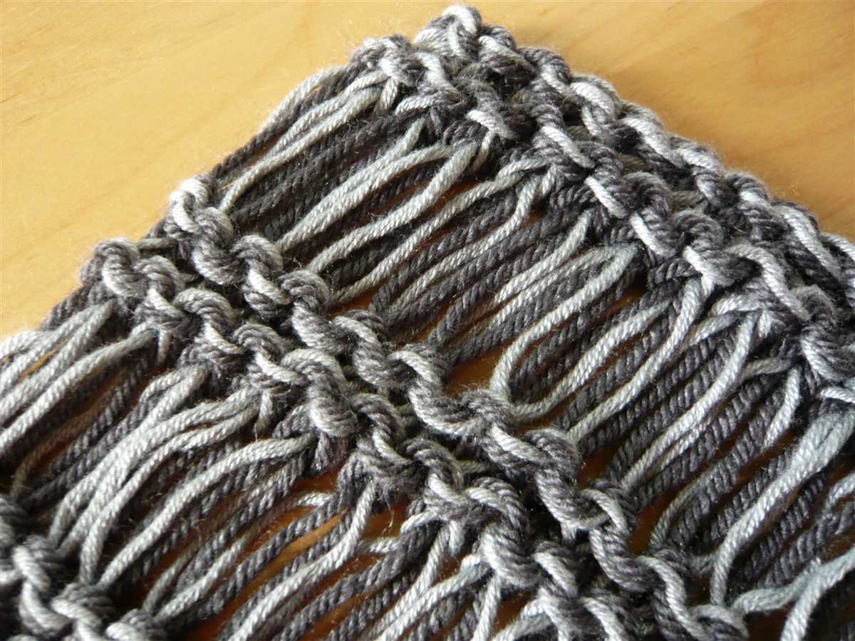 Drop stitch knitting patterns