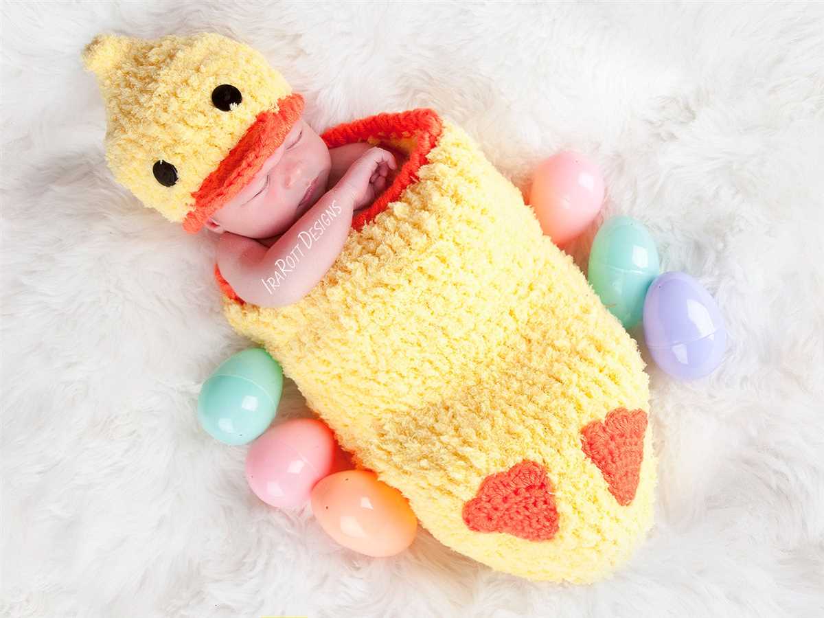 Easter duck knitting pattern
