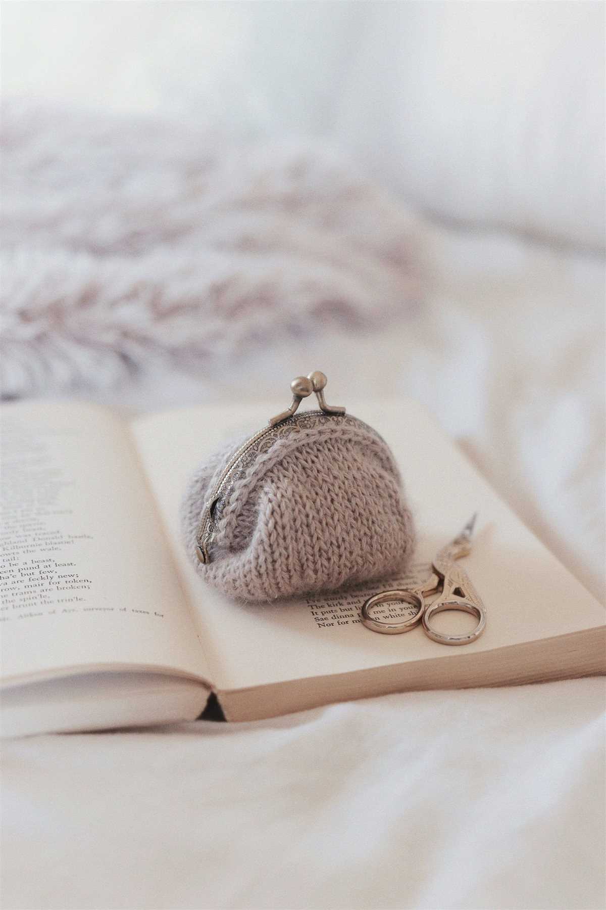 Easy knit coin purse pattern