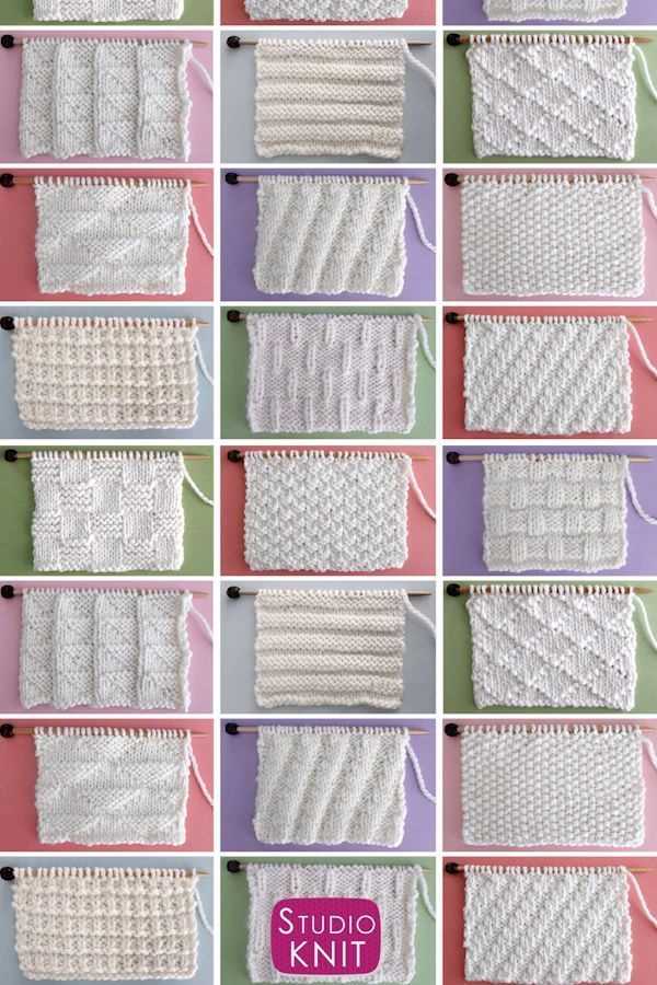 Easy knit patterns