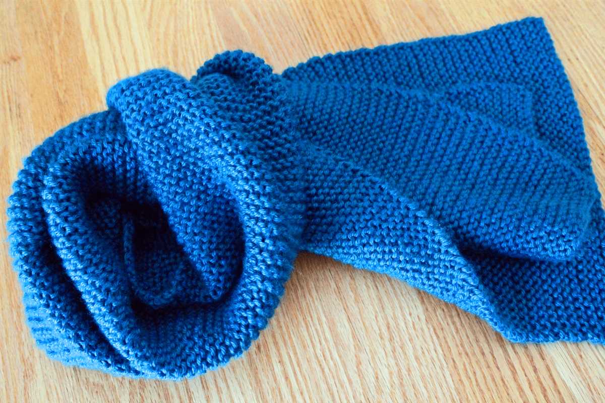Easy knit purl scarf patterns