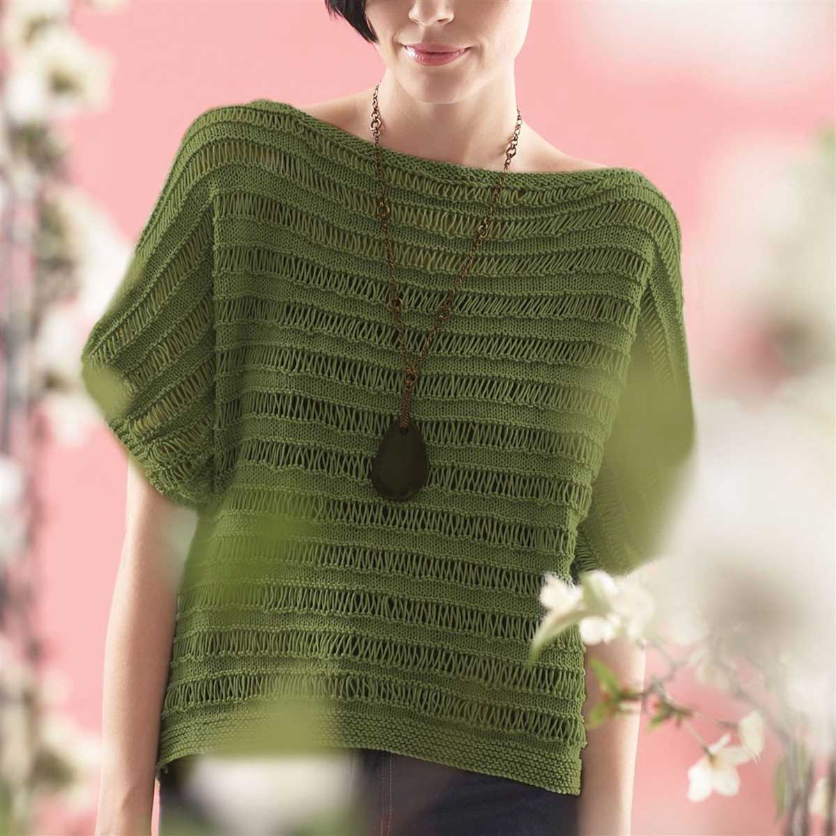 Easy knit top pattern