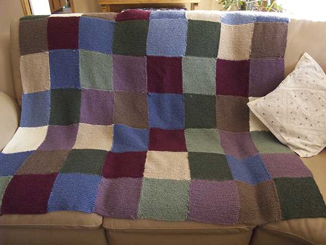 Easy knitted afghan patterns