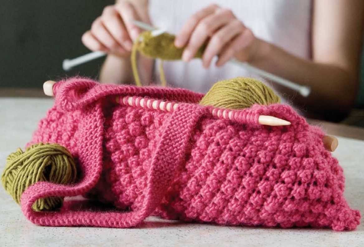 Easy knitted bag pattern