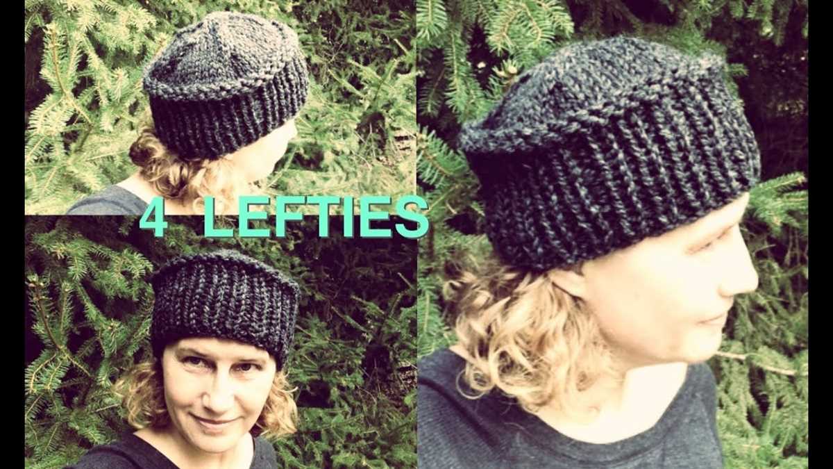 Easy knitting patterns for hats circular needles