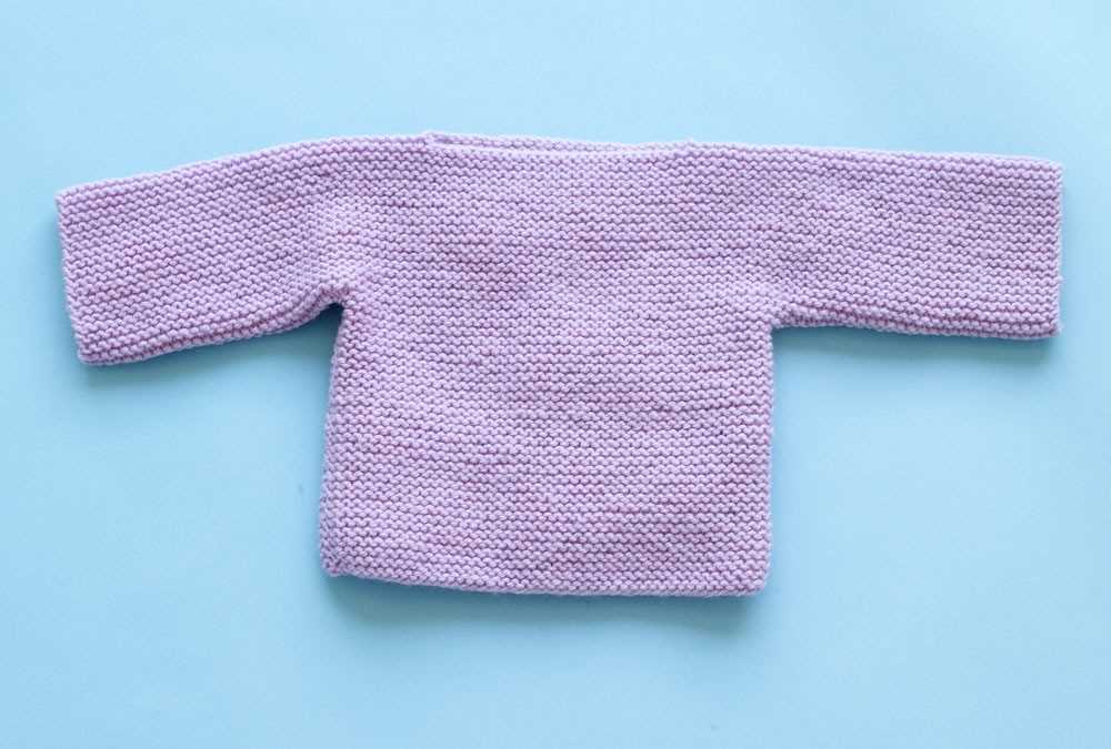 Easy baby sweater knitting pattern free