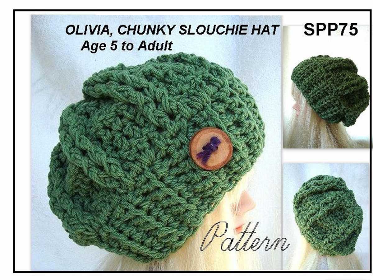 Easy chunky cable knit hat pattern