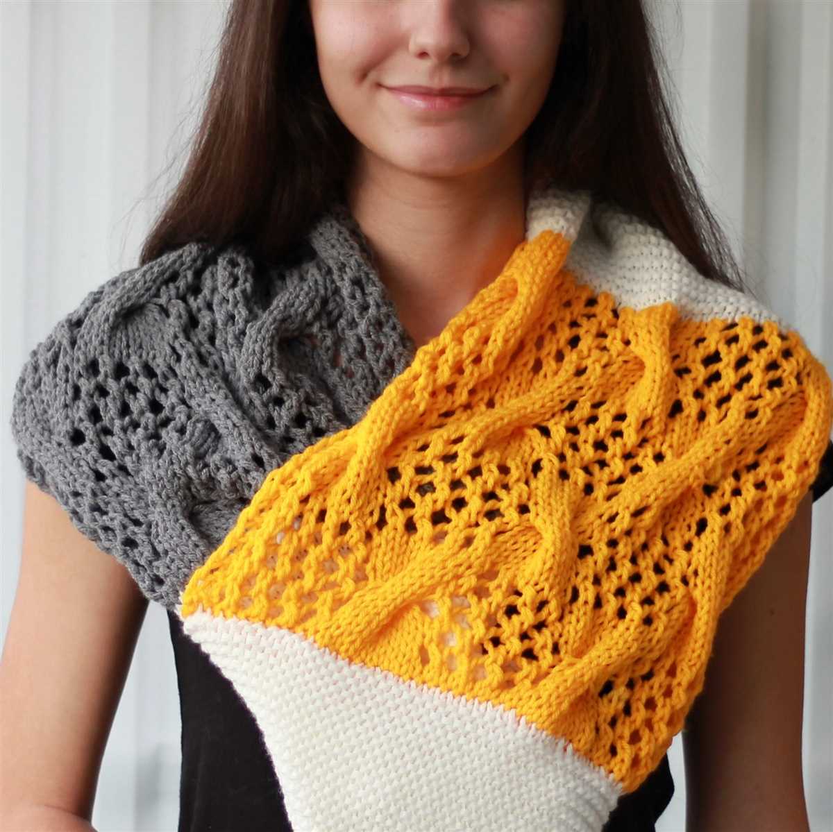 Easy cowl knitting pattern