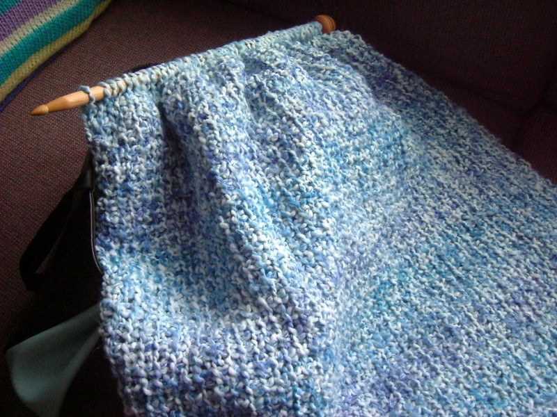 Easy knit prayer shawl pattern