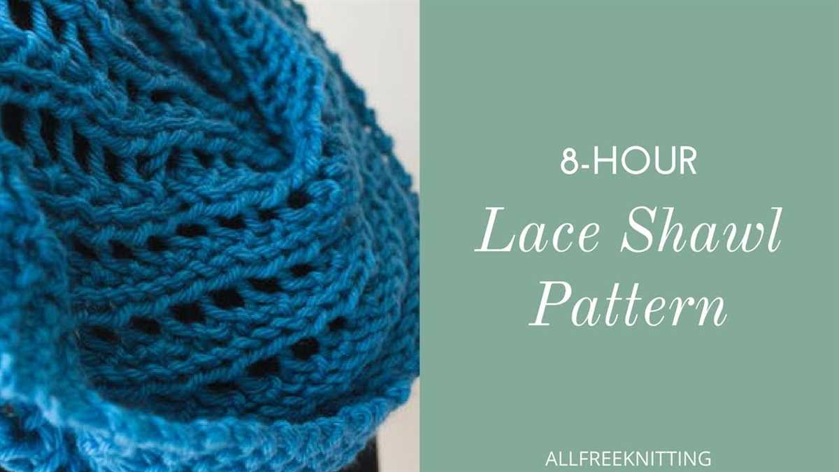 Easy knit prayer shawl pattern