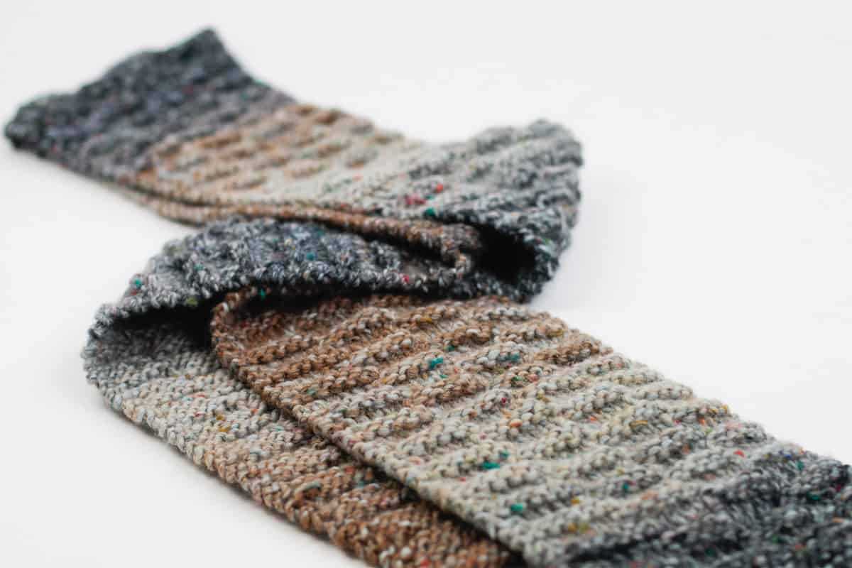 Easy scarf pattern knitting