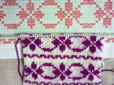 Easy two colour knitting pattern