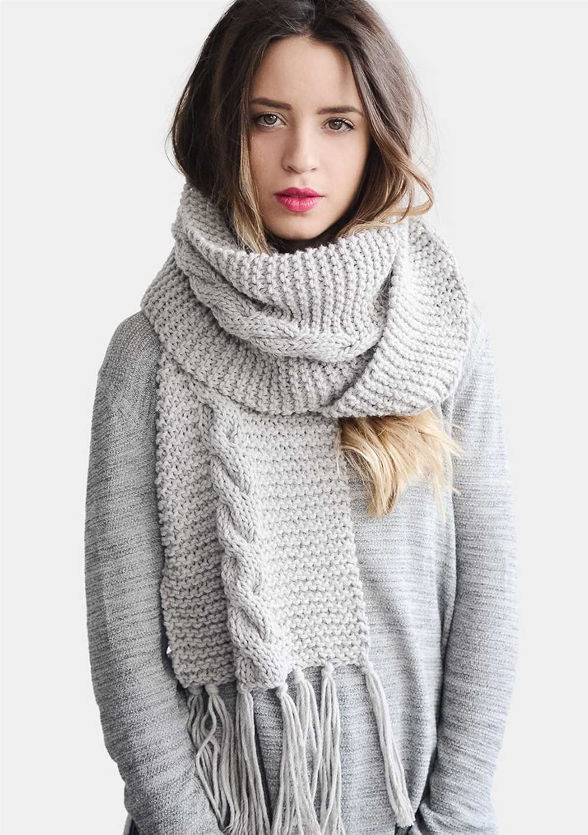 Extra long scarf knitting pattern