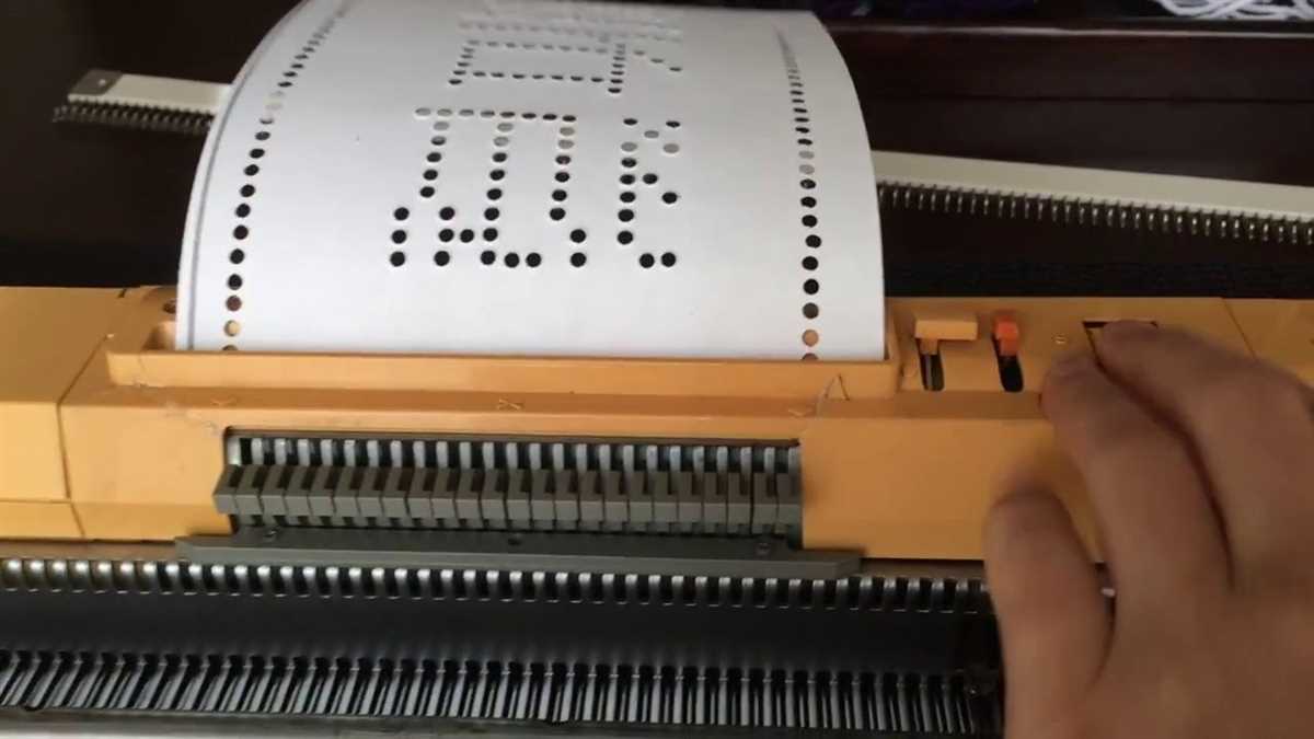 Empisal knitting machine patterns