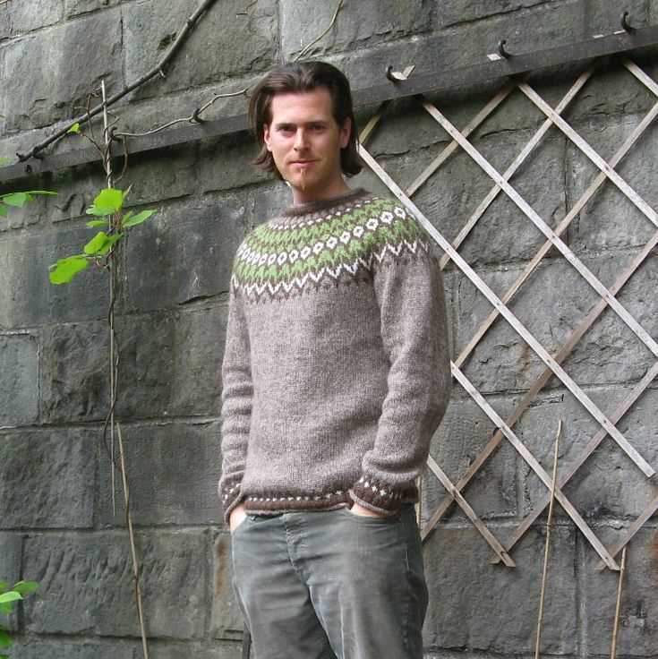 Modern men's knitting patterns